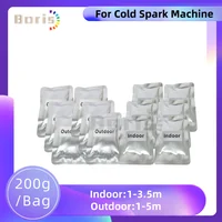 1-200Bag Ti Powder Cold Spark Machine Fountain Sparkular Machine Consumables Wedding Dust Certification For Party DJ Bar Disco 1