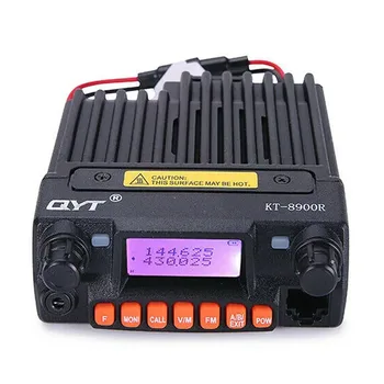 QYT KT-8900R 25W Long Range Walkie Talkie Tri-Band VHF UHF Transceiver 136~174&240-260&400~480MHz Mini Mobile Two Way Radio 4