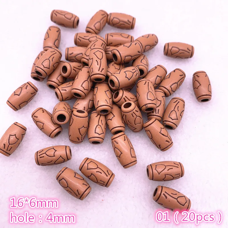 Acrylic Beads 10-100pcs For Jewelry Making DIY Children Handmade Bracelets Necklace