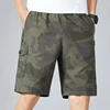 Men's Camo Shorts Elastic Waistband Casual Cargo Shorts Hiking Running Male Clothes Athletic Plus Size Y2K Knee Short Pants 3