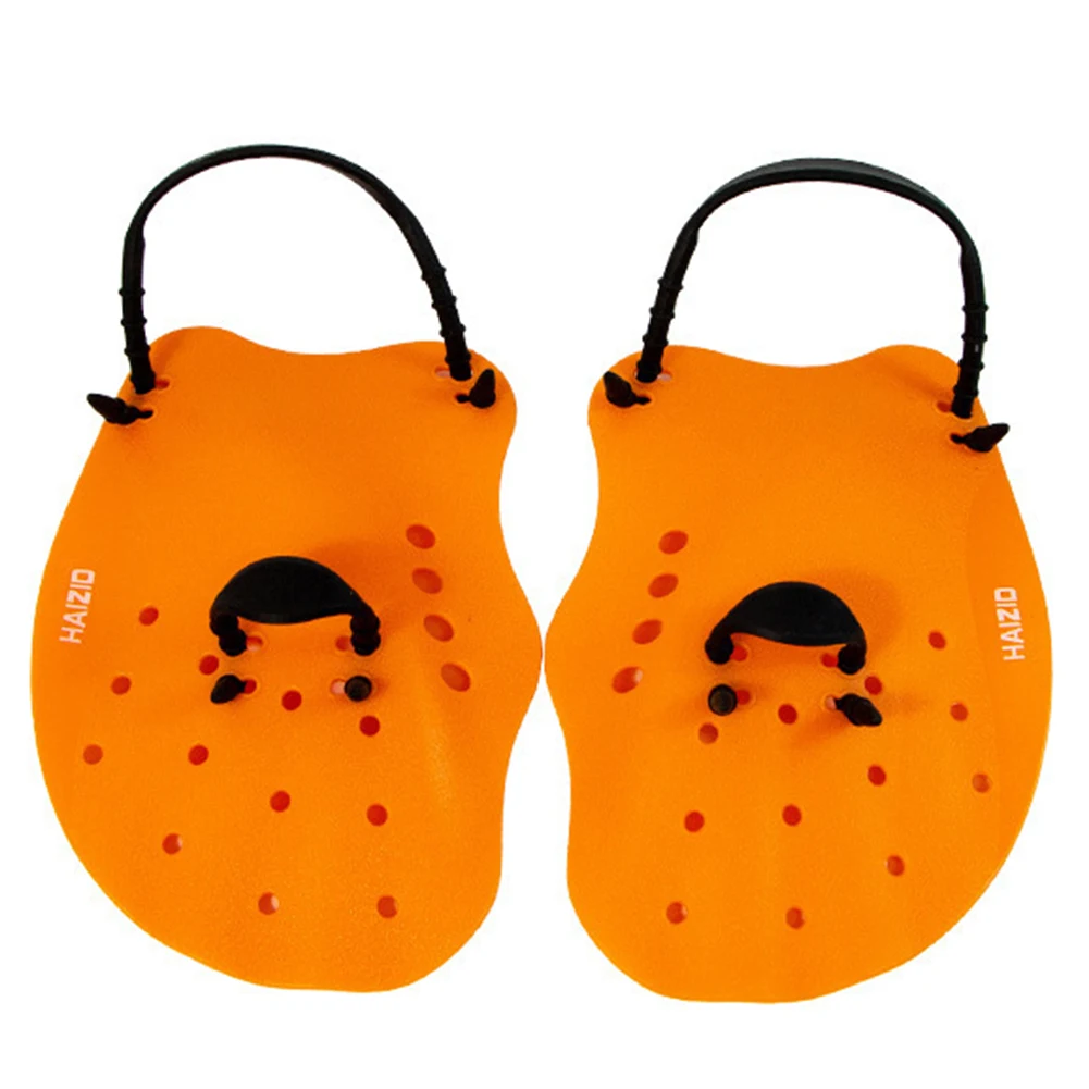 Swimming Kits Swimming Paddles Water Sports 1 Pair 17*12.3cm About 100g Adjustable Black Bule Diving Hand Webbed 4