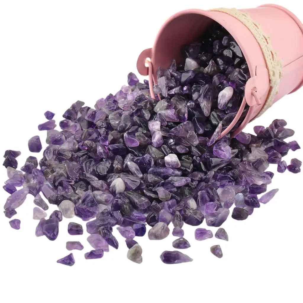 1lb(460 Grams) Natural Crystal Tumbled Chip Stones Crushed Tumblestone Crystals Healing Home Decoration