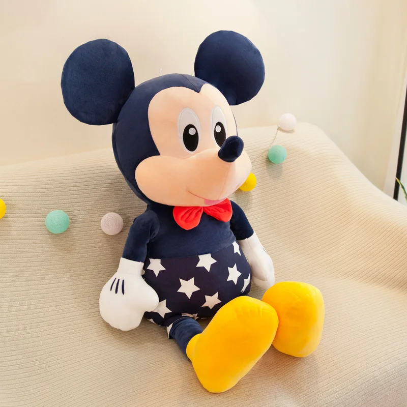 Disney Star Mickey Plush Toy Minnie Doll Large Couple Mickey Mouse Playing with Children's Pillow Doll Gifts