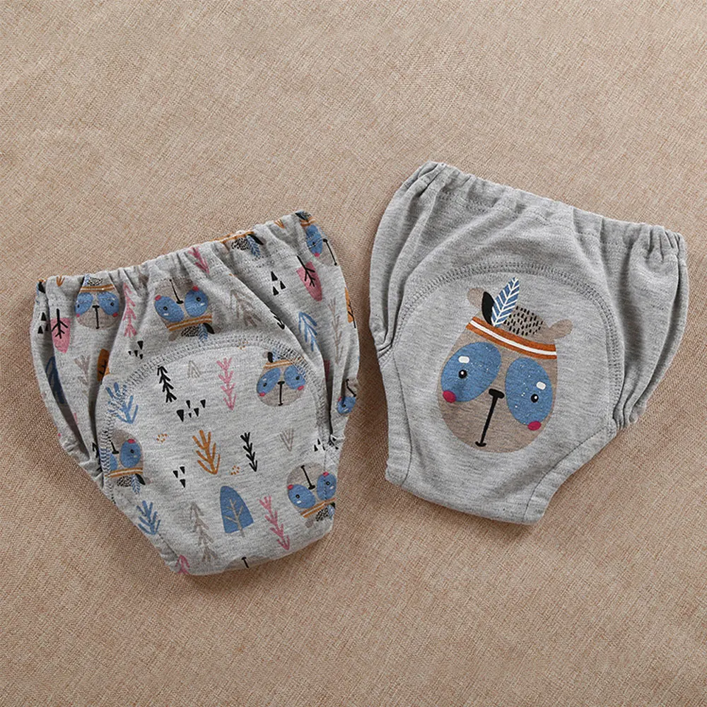 

2PC/lot Baby Disposable Training Diapers Adjustable Cloth Diapers Underwear Pant Reusable Washable Baby Nappies Infant Panties