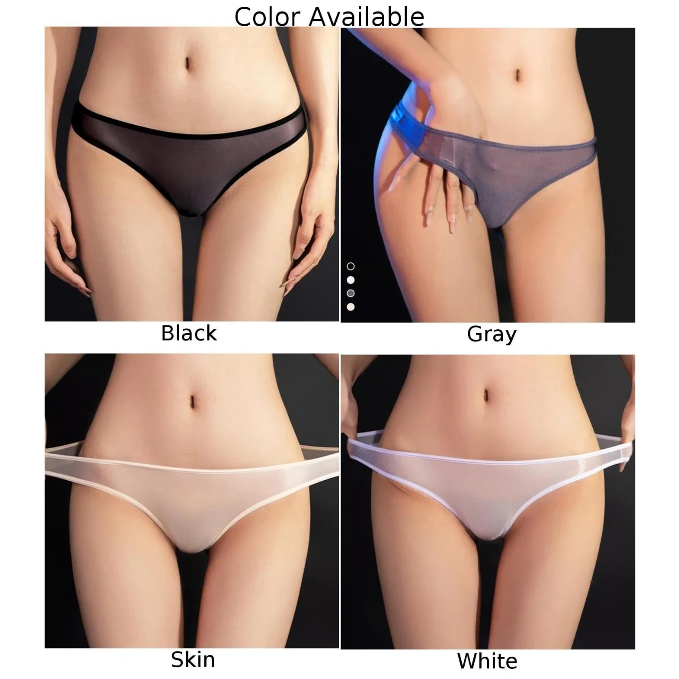Women Sexy Panties Sheer Seamless Briefs Low Rise Underwear See Through Knickers Thongs Lace Perspective Ultra Thin Underpants women panties female underwear seamless panties lace panties womens underwear