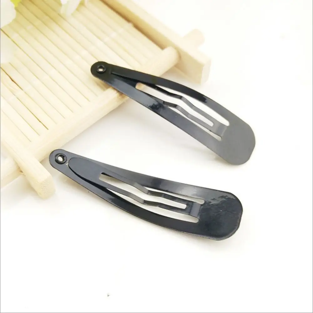 Baby Solid Hairpins Water Drop Clips Hair Accessories Bangs Clip Black Color Hairgrips Metal Clips Hair Clip Barrettes BB Clips