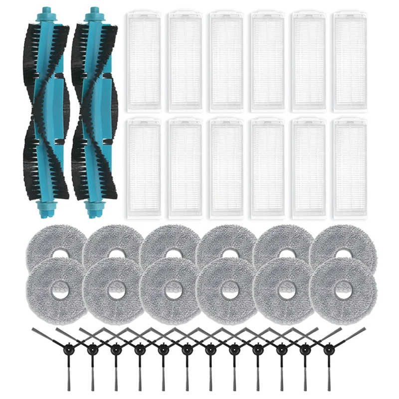 

Запчасть для швабры Cecotec Conga 11090 Spin Revolution, основная боковая щетка, фильтр НЕРА, замена ткани