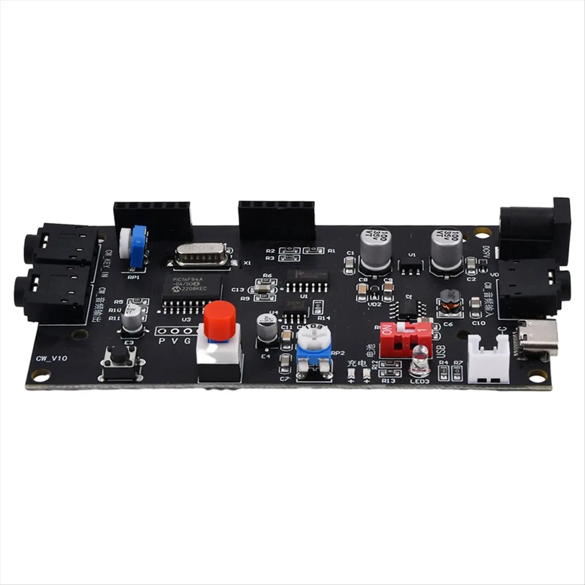 (A32M) DC 5-12V 500mA 무선 모스 부호 디코더 Cw 디코더 모스 부호 리더 모스 부호 변환기 디지털 LCD가 있는 햄 라디오