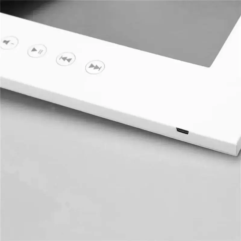 C9-뮤직 인사 카드 LCD 초대장 선물 7인치 비디오 사진 업로드 가능 생일/결혼 초대장