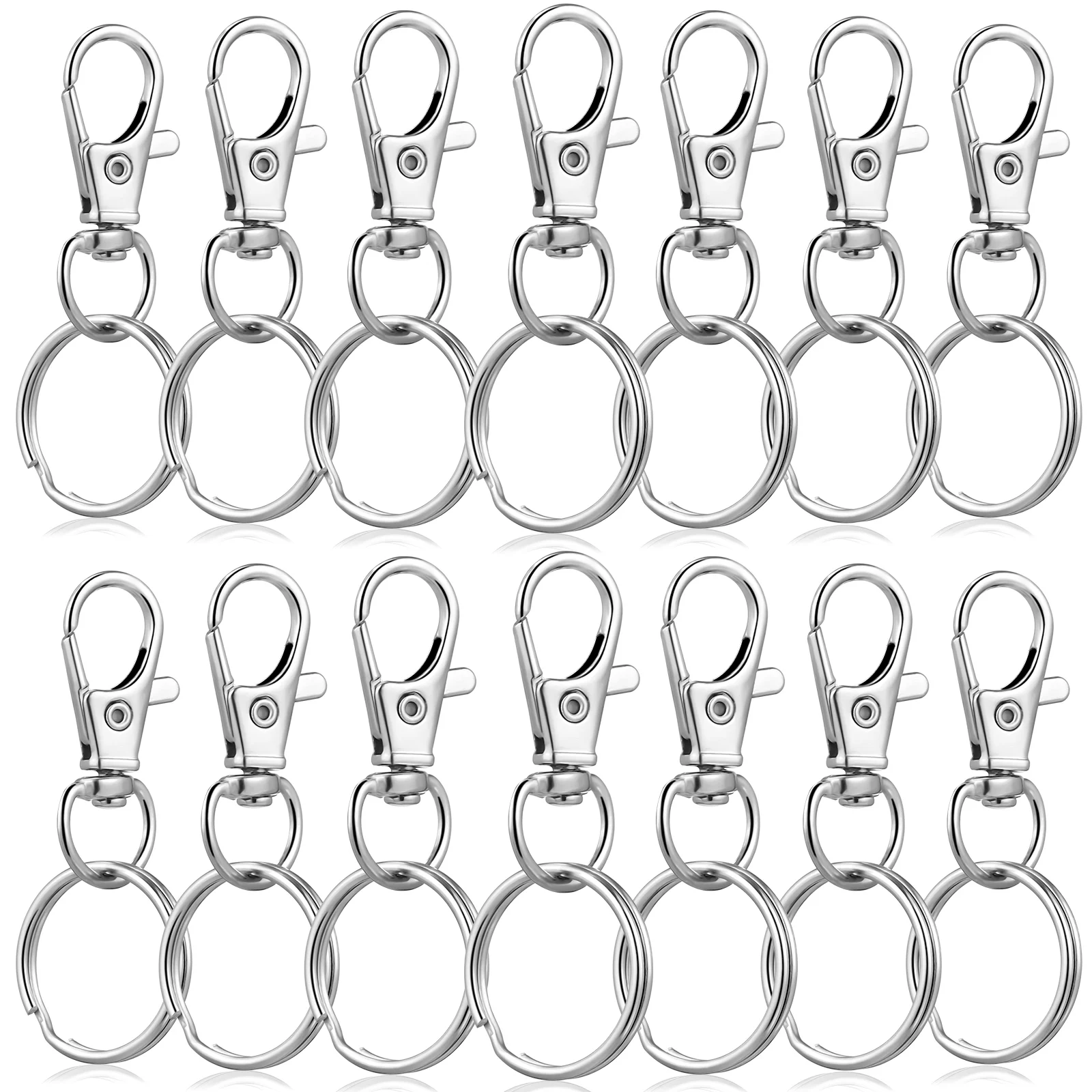 

Dog Key Ring Swivel Snap Hook Chain Clip Hooks and Rings Accessories Keychains Lanyards Crafts Auto Car