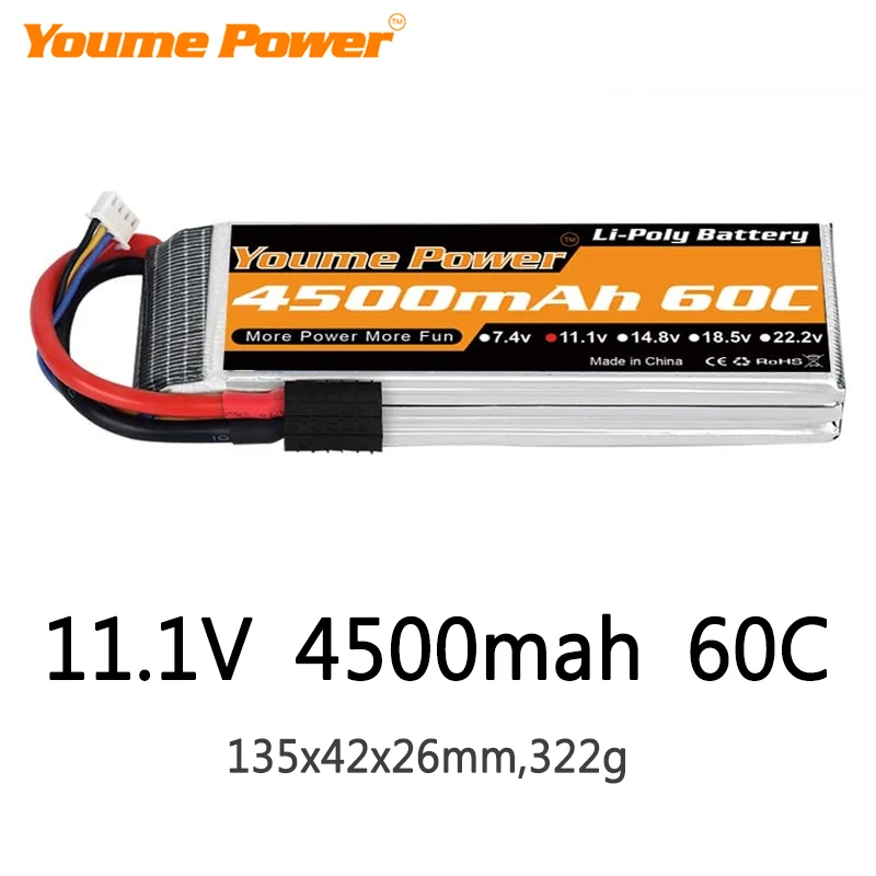 Batterie Drone 22.2V 4500mAh XT60/XT90 LiPo