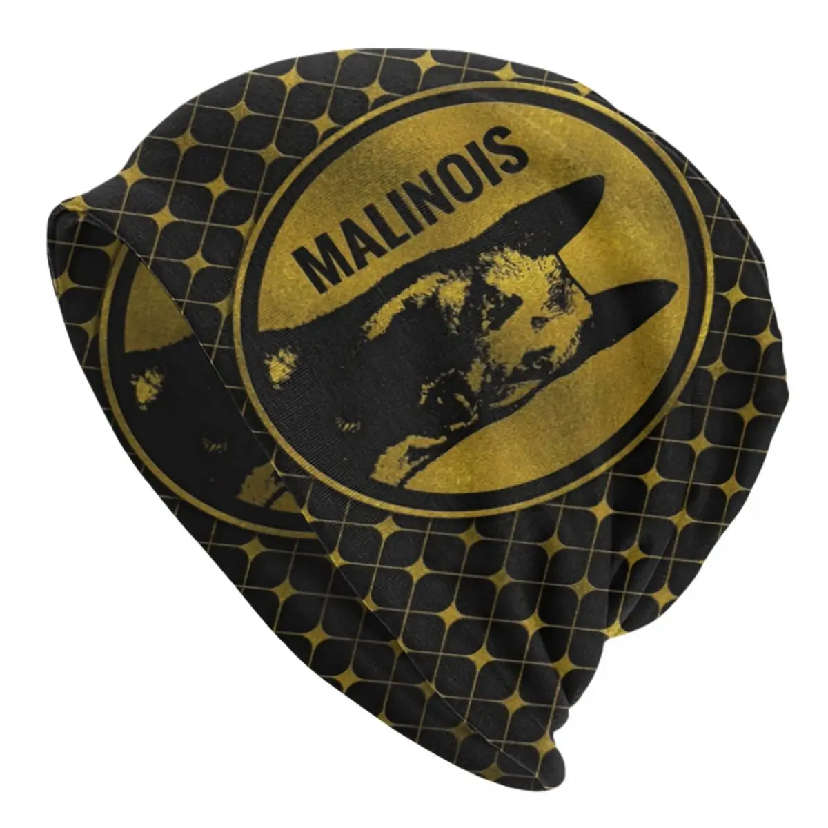 Golden Belga Malinois Cappello A Cuffia Cappelli In Maglia Uomo Donna Hip Hop Unisex Pastore Cane Inverno Caldo Skullies Berretti Berretti