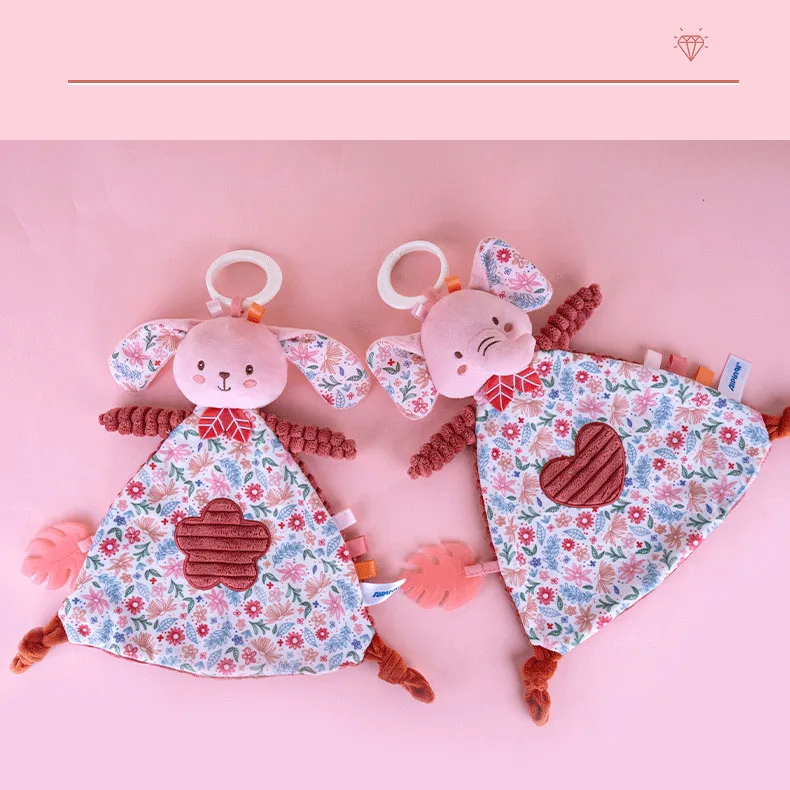 Baby Toys Baby Bear Doll Appease Towel Calm Wipes Comfort Plush Security Blanket Scarf Saliva Close Bunny Toy