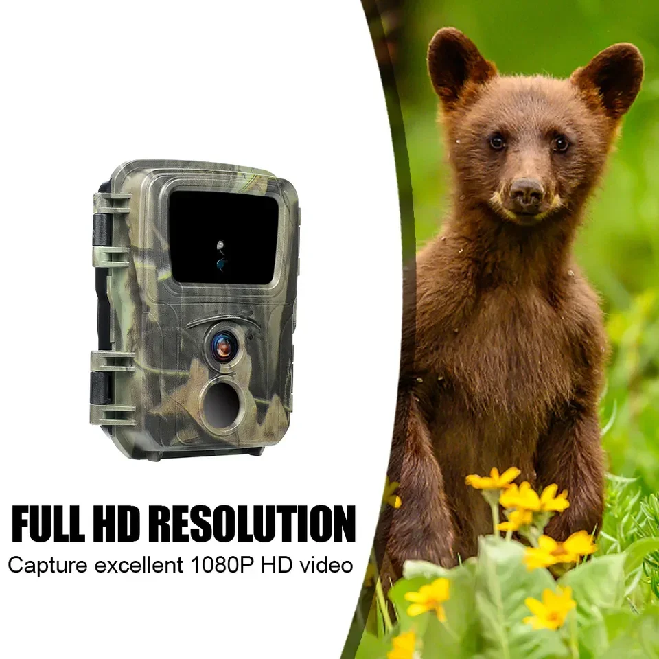 20MP Mini Trail Hunting Camera Wildlife Hunter Cameras Mini600 1080P Forest Animal Camera Photo Trap Surveillance Tracking