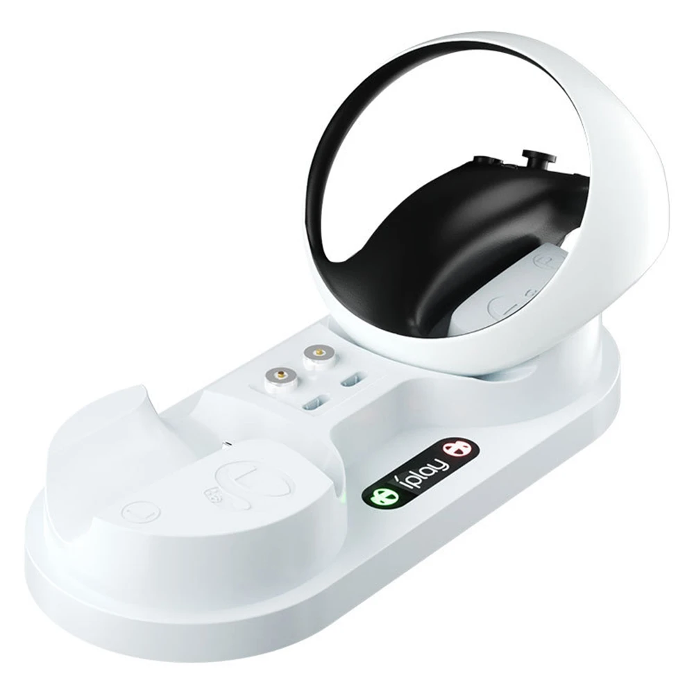 PS VR2 컨트롤러용 충전 스테이션, HBP-6479 LED 표시등이 있는 듀얼 충전 도크, PS5 VR2용 휴대용 충전 베이스