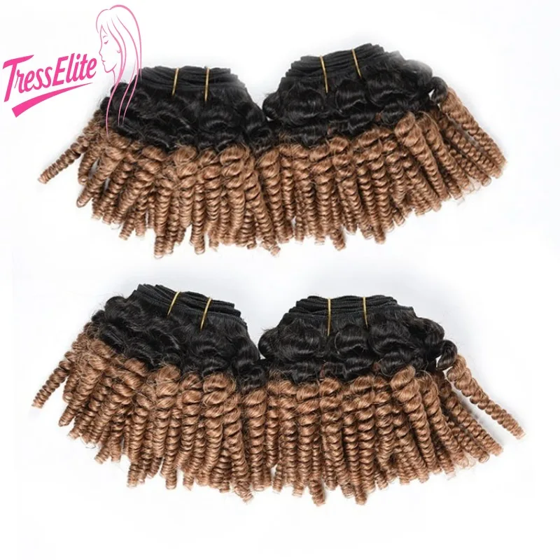 High Quality 1b/30 Afro Kinky African Curl Human Hair Bundles Two Color Hair Weaving Soft Texture Natural Look Easy Maintenance - 3