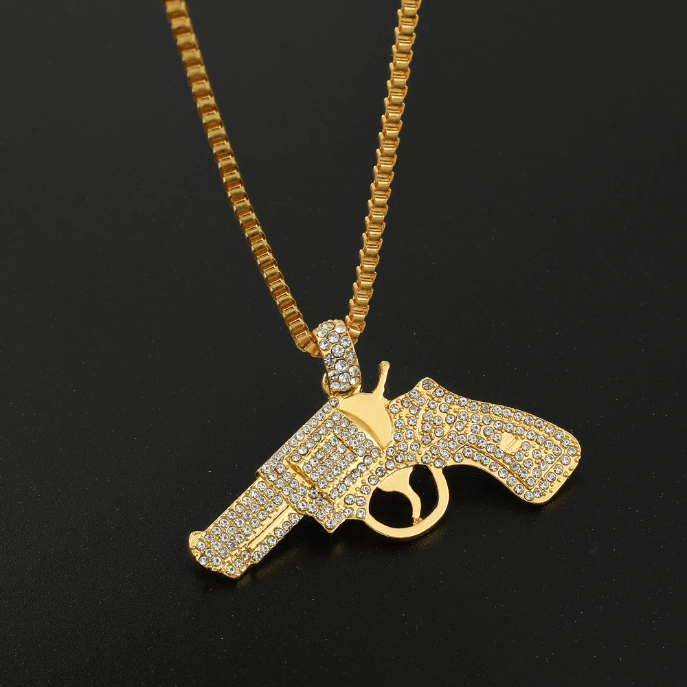 Hiphop Iced Out 5A Cubic Zircona Paved Necklace for Men Bling Fashion