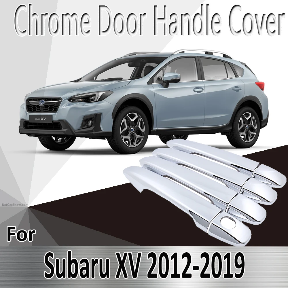 

Наклейки для Subaru XV Crosstrek 2012 ~ 2019 2013 2014 2015 2016 2017 Декоративные Хромированные накладки на дверные ручки автомобильные аксессуары