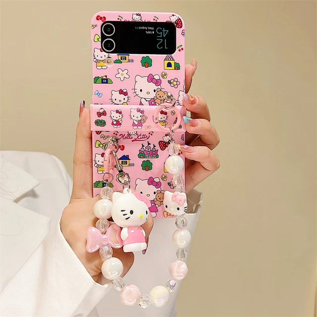 ハローキティ ツイーティー ストラップ　折りたたみ携帯電話カバー　希少品 レトロ ハローキティ おもちゃ折り畳式携帯電話 キティちゃん
