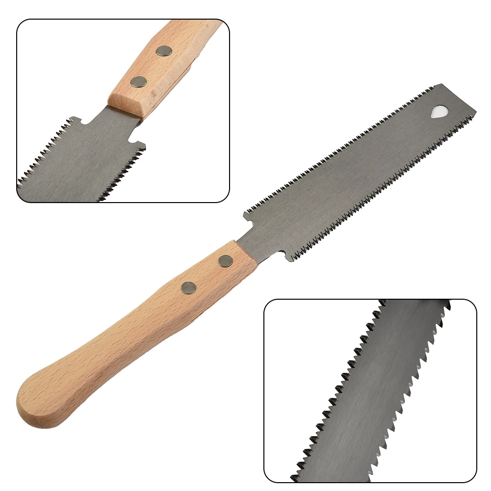 

Ручная пила, режущий инструмент, деревянная ручка, бытовые пилы SK5, лезвие пилы с прямой ручкой, украшение, двусторонняя модель