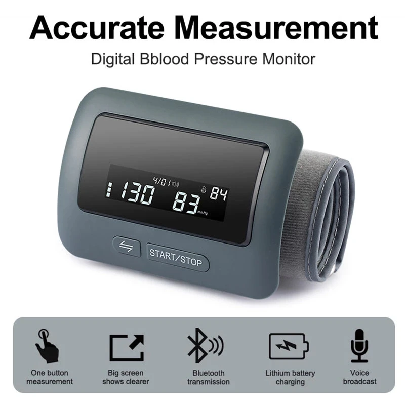 Bluetooth blood pressure monitor arm sphygmomanometer USB digital