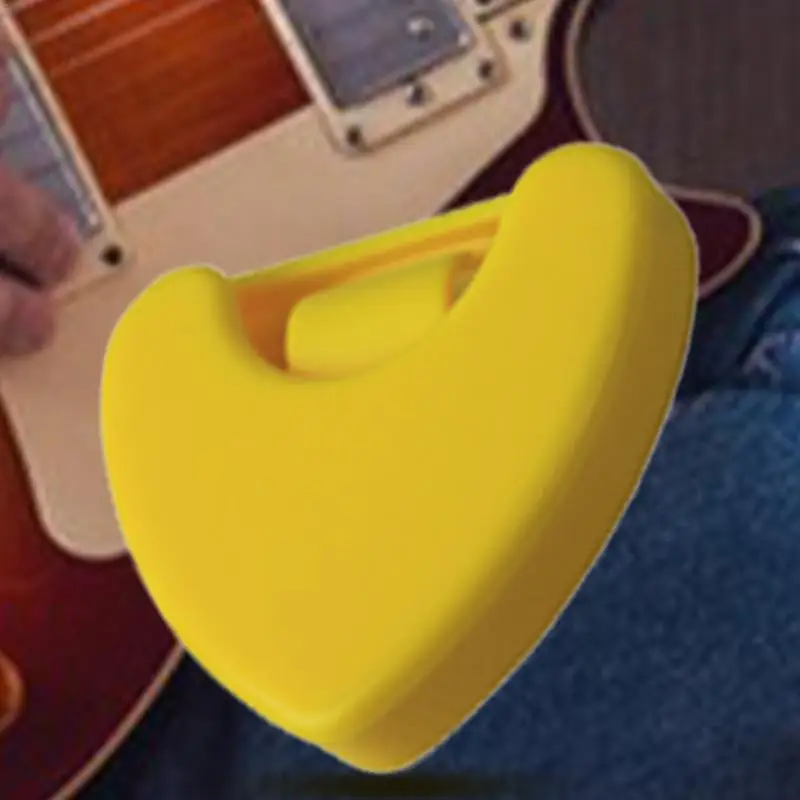 Guitar Pick Holder Case Multipurpose Triangle Storage Case Portable Reusable Pick Organizer Storage Box For Ukulele Banjo