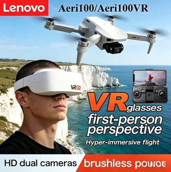 Drone Telecomandato Lenovo Aeri100/Aeri100VR, Quadricottero RC 5G WIFI con Evitamento Ostacoli, Doppia Fotocamera HD 8K, Mini Drone FPV Giocattolo