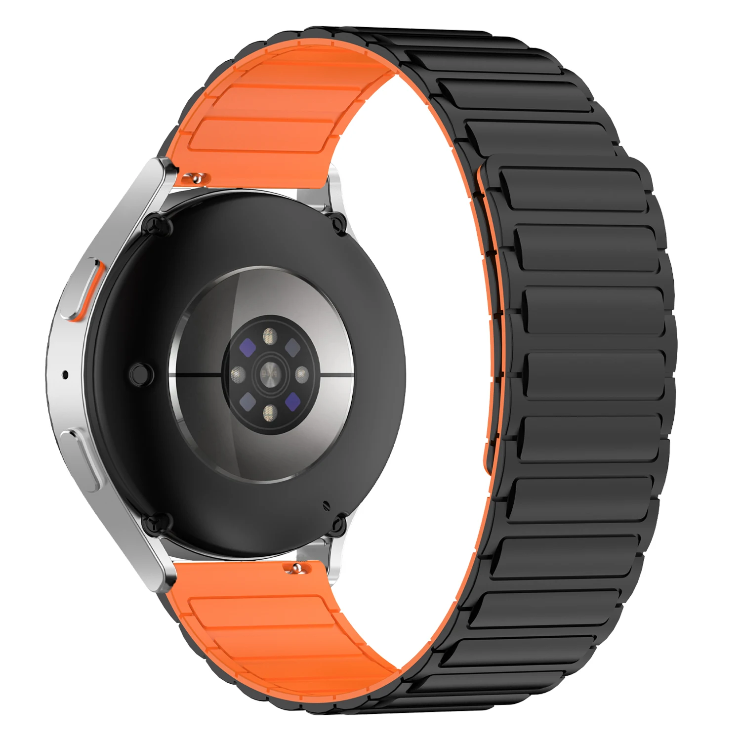 Silicone Magnetic Loop Band - 22mm Sport Strap Bracelet Wristband