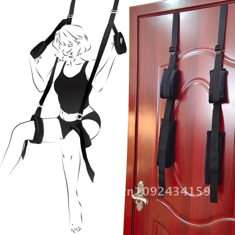 Door Hanging Suspended Swing Belt Soft BDSM Bondage Restraints Sexy Adult Products Sex Erotic Games For Couples Fetish Toys