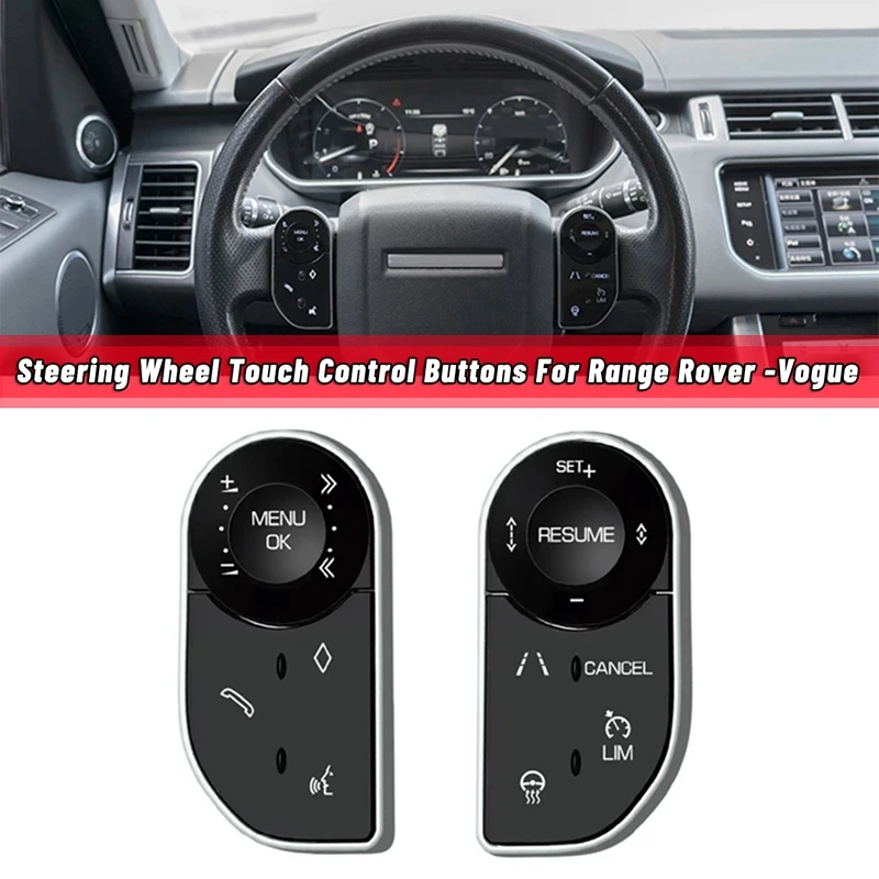 Car Steering Wheel Touch Control Buttons For Land Rover Range Rover Hse Sport Discovery 5 Lr5