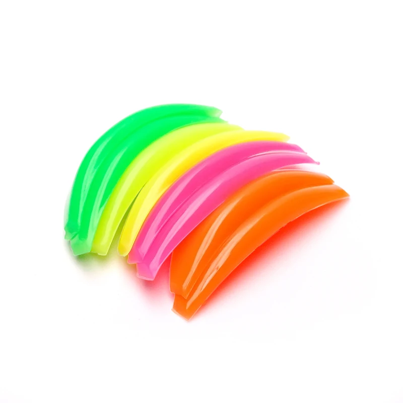 4 Pairs Colorful Silicone Eyelash Perm Lift Pads Reusable Lashes Rods Shield Lifting 3D Eyelashes Curler Makeup Applicator 2