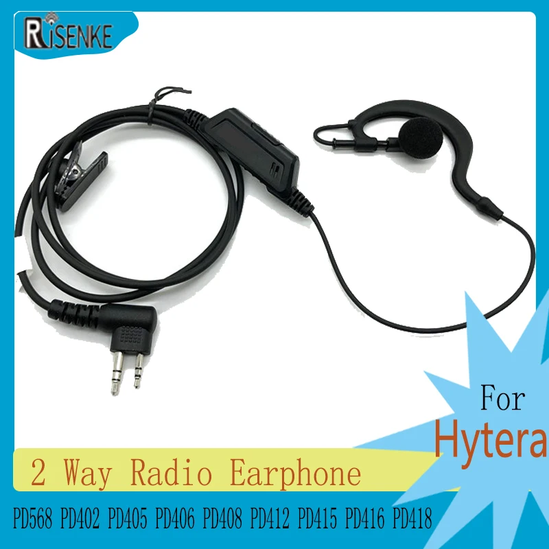 RISENKE-Earpiece for Hytera,PD502,PD505,PD506,PD508,PD562,PD565,PD566,PD568 PD402,PD405, PD406, PD408, PD412, PD415,PD416, PD418 usb programming cable dl cps mode for hytera pd500 pd502 pd505 pd506 pd508 pd560 pd562 pd565 pd566 pd568 pd580 pd590 pd600 radio