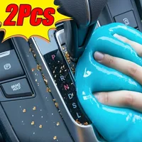 Car Cleaning Gel Slime Magic Mud Auto Interior Computer Keyboard Dirt Clean Dust Remover Gel Car Wash Interior Cleaning Tools 1