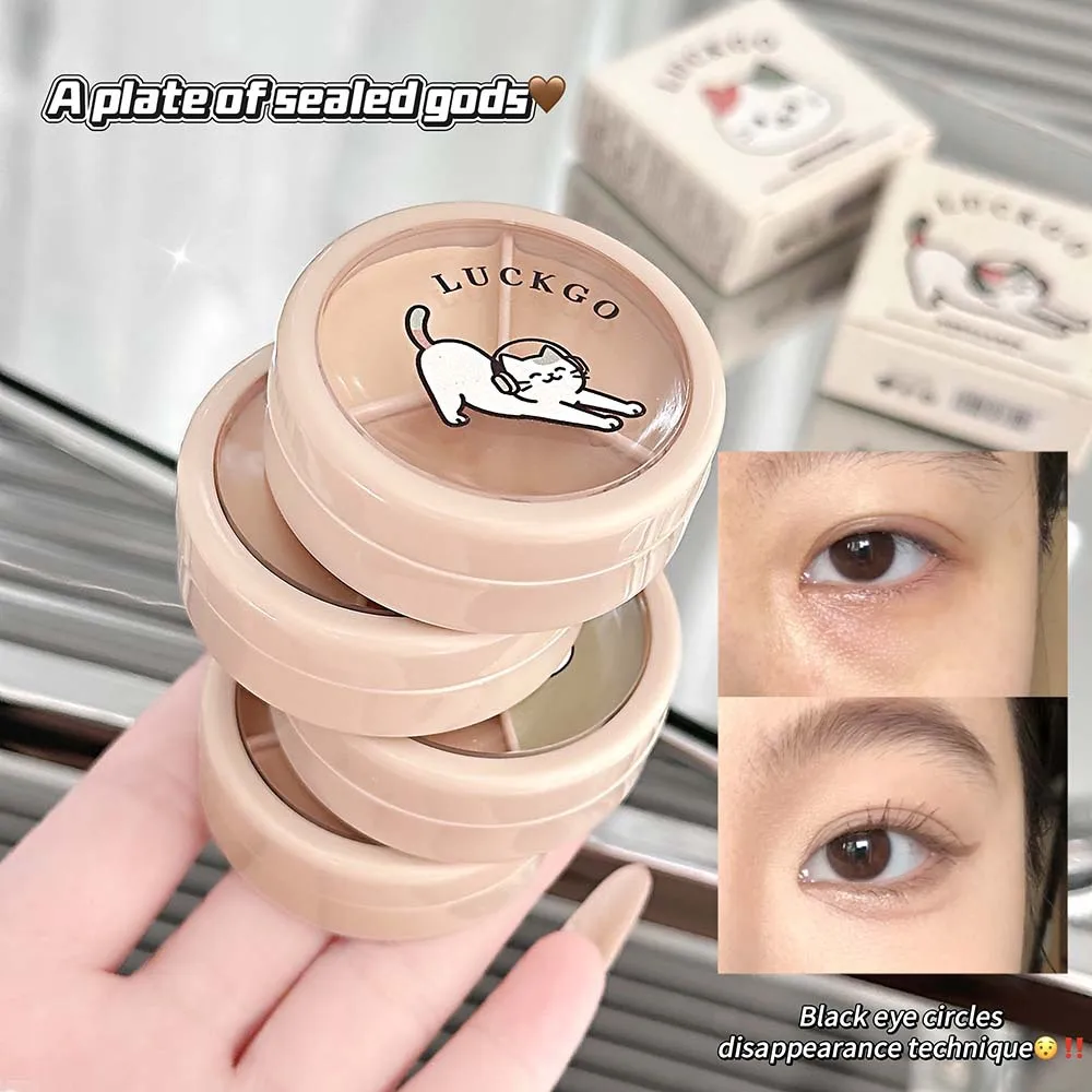 Tei-color Natural Silky Moisturizing Concealer Cream for Flawless Coverage and Radiant Finish