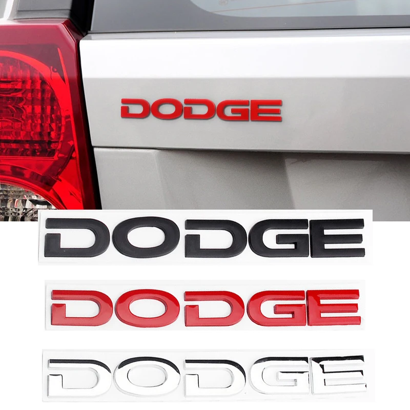 Значок с надписью из сплава автомобиля наклейка на переднюю крышку капота для Dodge