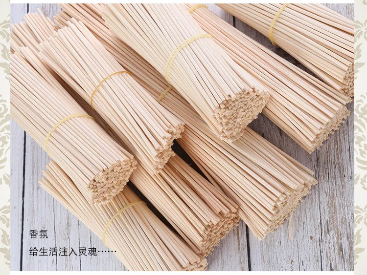 100pcs 40/35/30/24/22/19/10cm Aroma Nature Rattan Sticks Reed Diffuser Sticks for Home Fragrance Oil Air Freshener Reed Sticks