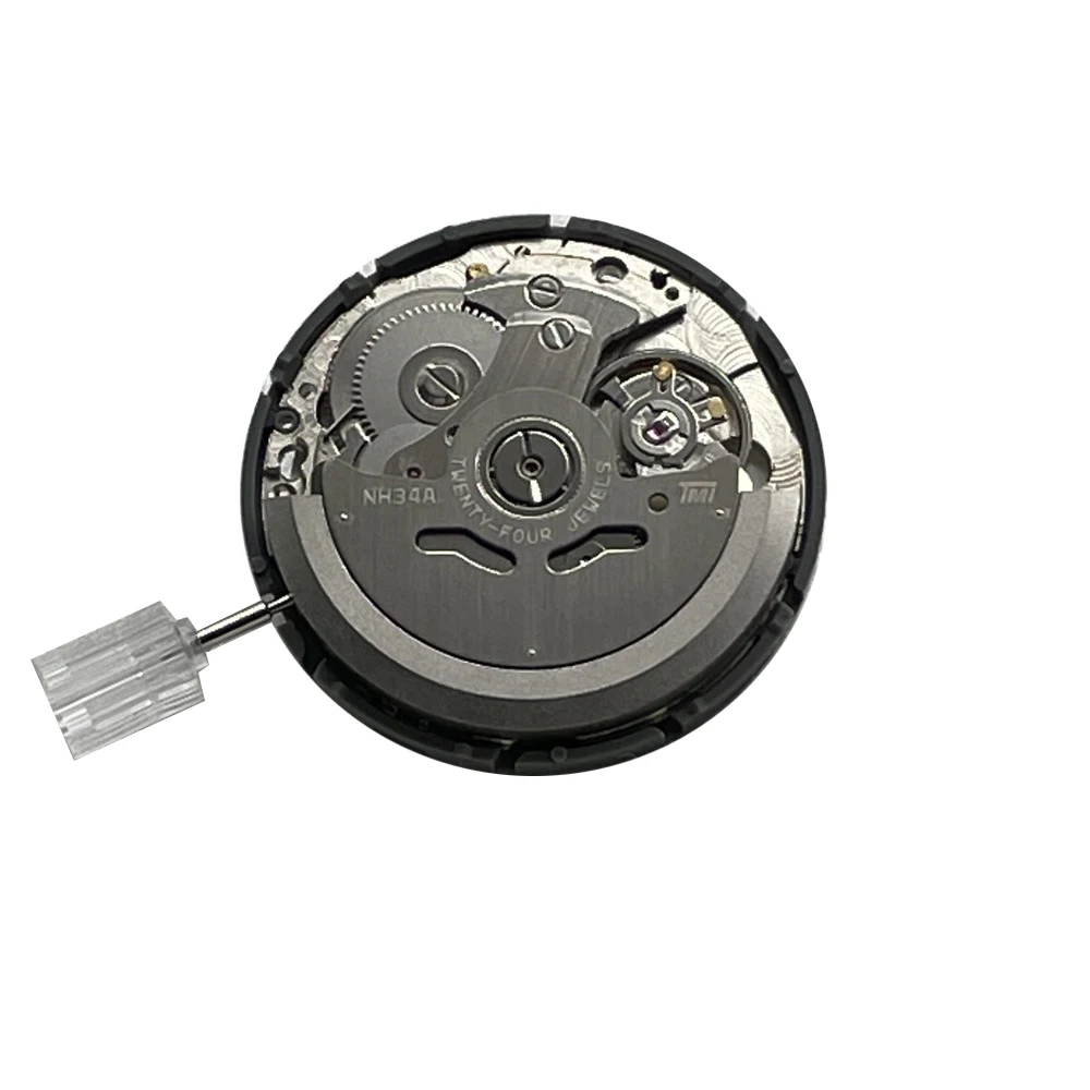 Mechanical Watch Movement Watch Movement Corgeut Original GMT Japan24 Jewels NH34 4R34 4 Hands Date Automatic Mechanical Movement High Accuracy Winding Accessoires Reloj