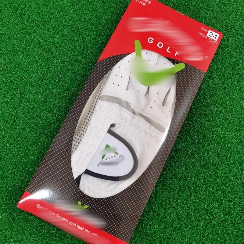 Lambskin anti-skid, comfortable, wear-resistant, breathable golf left hand gloves for men's golf products