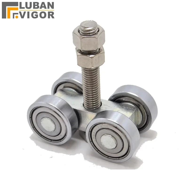 Heavy-duty sliding door hanging wheel Industrial warehouse sliding doors Orbital track Bearing 450KG Hanging pulley sliding door hanging wheel