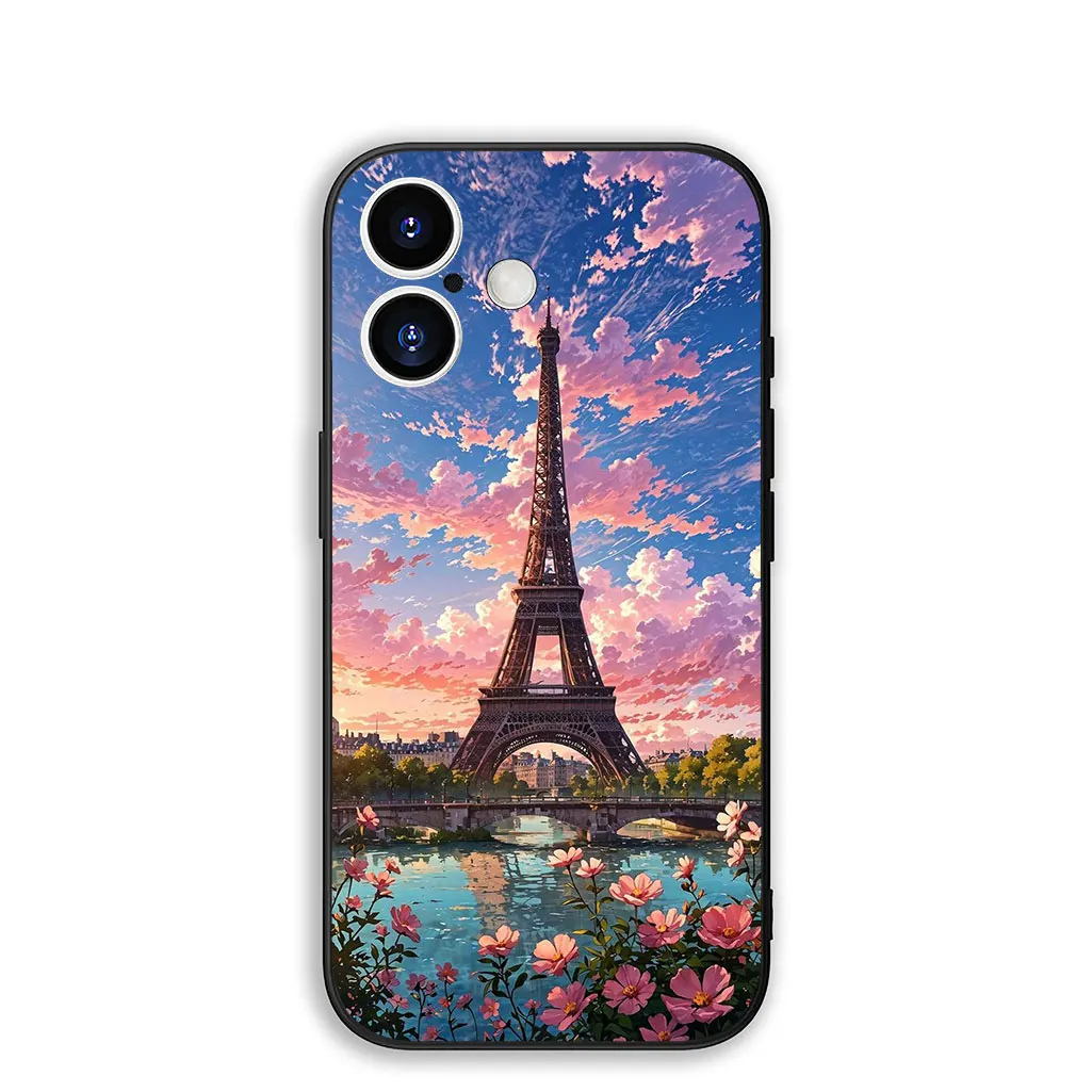Elegant Paris Eiffel Tower Case with French Theme Design