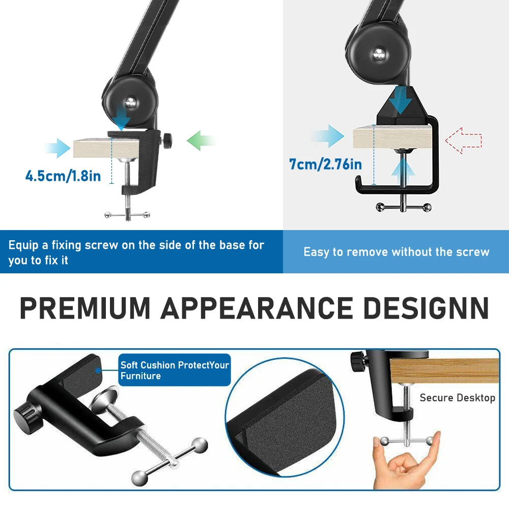 Microphone Stand Adjustable Heavy Duty