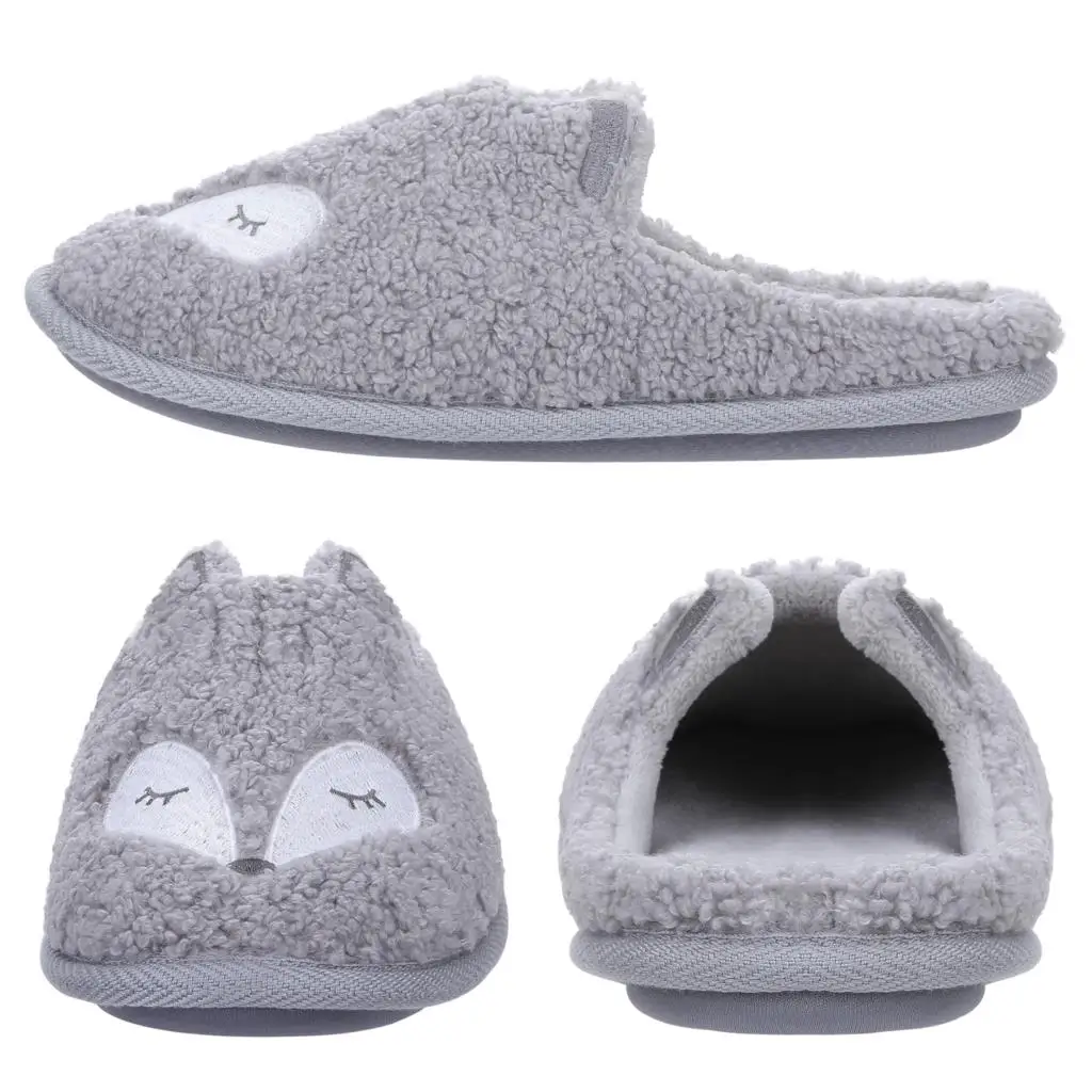 Pallene Cute Fuzzy Slipper For Women Fashion Winter Lovely Fluffy House Slippers Indoor Catroon Warm Antiskid Soft Furry Slides