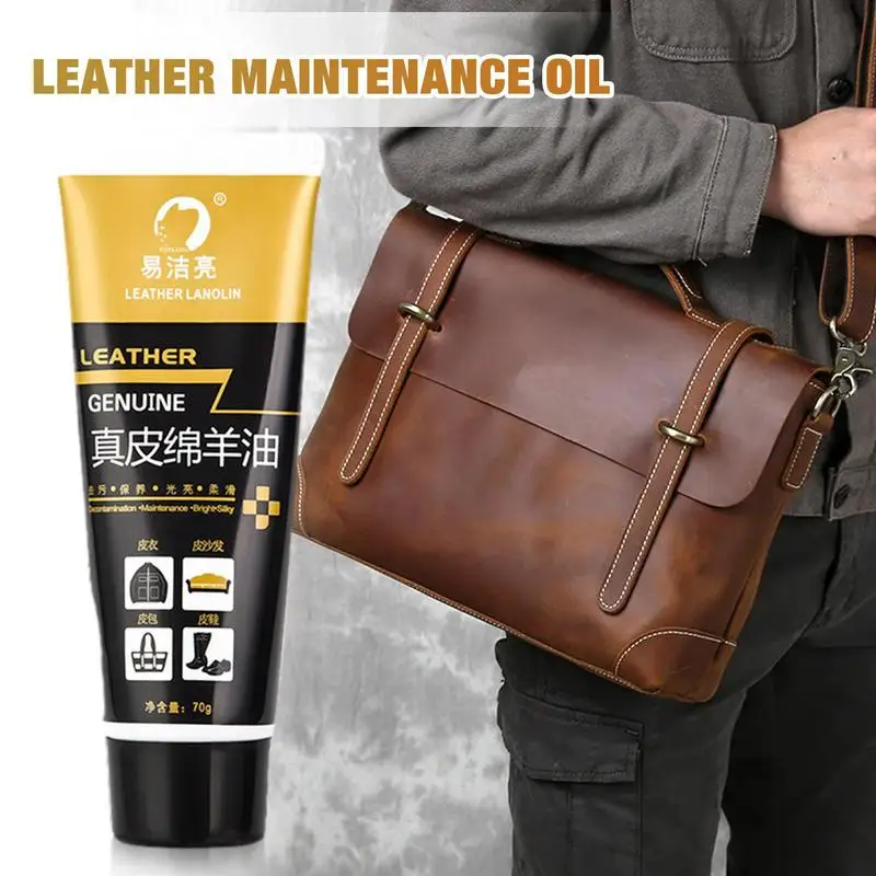 Waterproof Shoe Polish Leather Maintenance Oil Polisher Cleaning Tool For Artifact Refurbished Changing Care White Brown Black 4