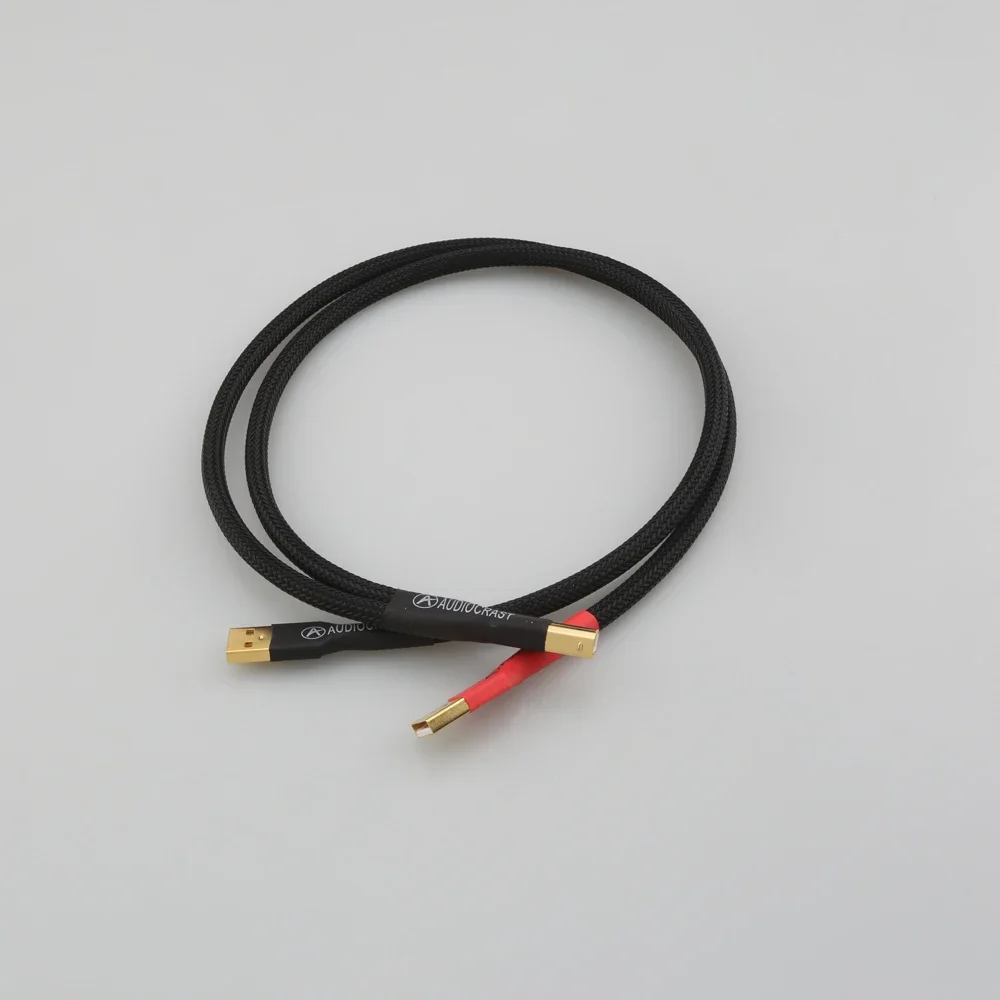 하이엔드 전원 공급 장치 신호 분리 USB 케이블, USB A to B 오디오 DAC 앰프, 독립 전원 PSU 와이어