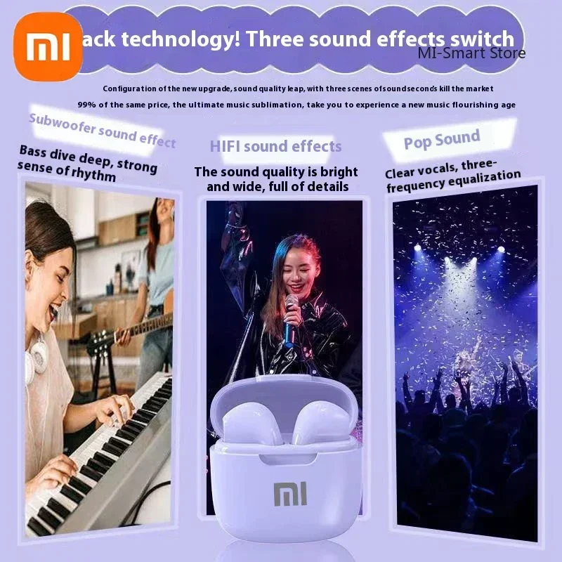 XIAOMI A2pro Mini Wireless Bluetooth Earphones Bluetooth 5.3 TWS Headset Touch Control Sports Waterproof Gaming Headphones 5