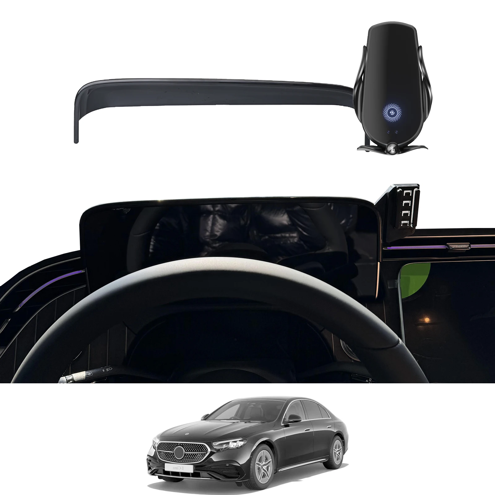 Car Mobile Phone Holder for Benz E-Class E Class W214 GPS Bracket Navigation Stand Auto Accessories