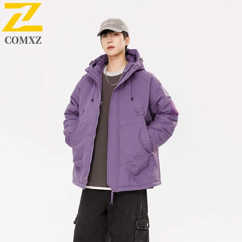 EiAO Graphene Heated Windbreaker Couple's Hooded Jacket Waterproof Windproof Mountain Coat for Hiking Camping Fishing 2025 Trend