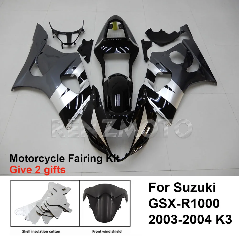 

For Suzuki GSX-R1000 2003-2004 K3 Fairing Motorcycle Set Body Kit Decoration Plastic Guard Plate Accessories Shell S1003-123a