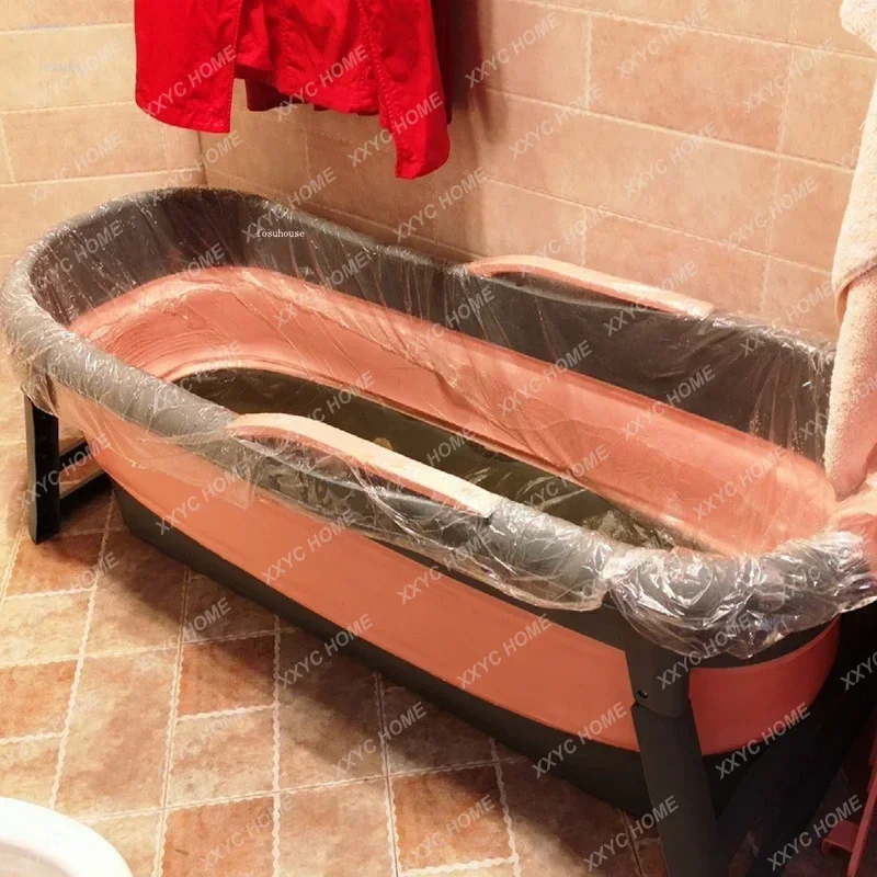 Adult Foldable Bathtub Modern Portable Bathtubs Full Body Adult Large Bathtub Household Children's Bath Bidet Artifact Thickened 5