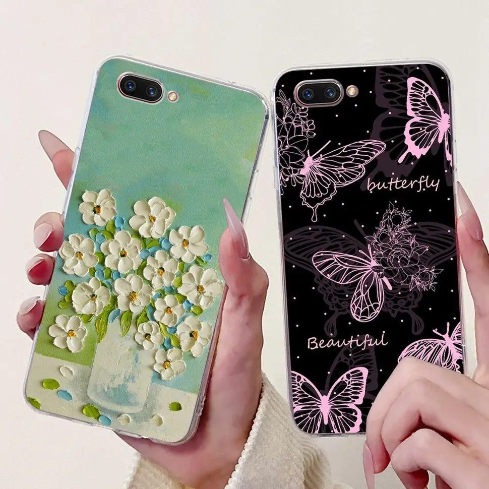 Cute Cartoon Soft Slim Phone Case Cover - Compatible with OPPO Models